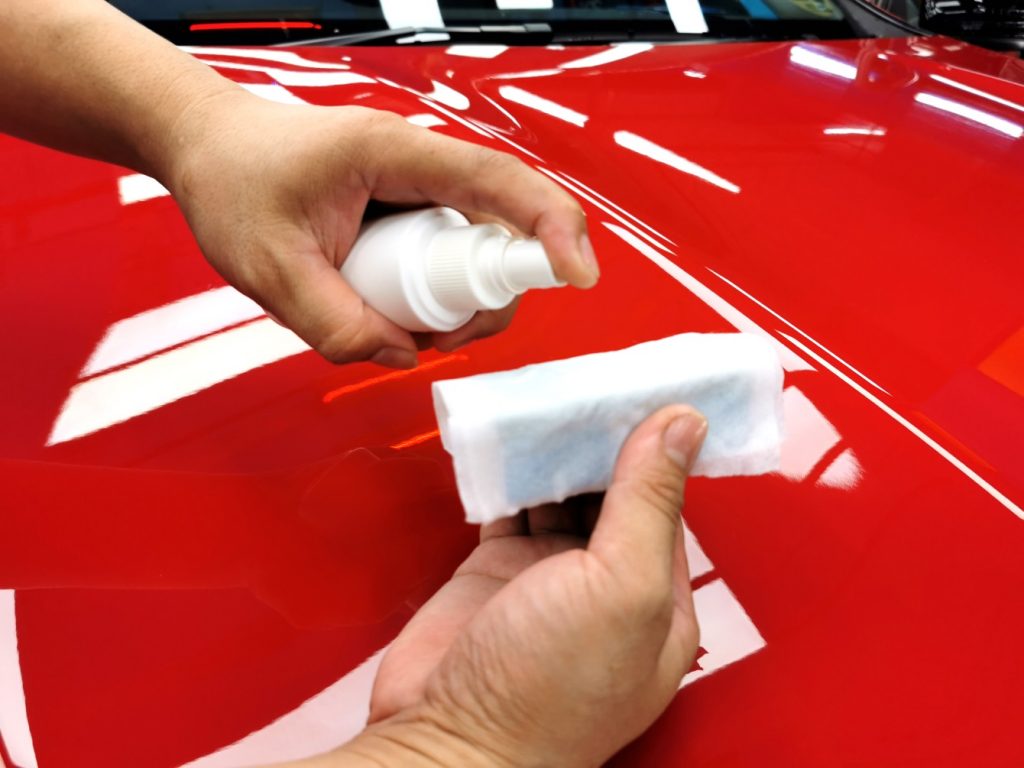 IPA cleaning to remove contaminants