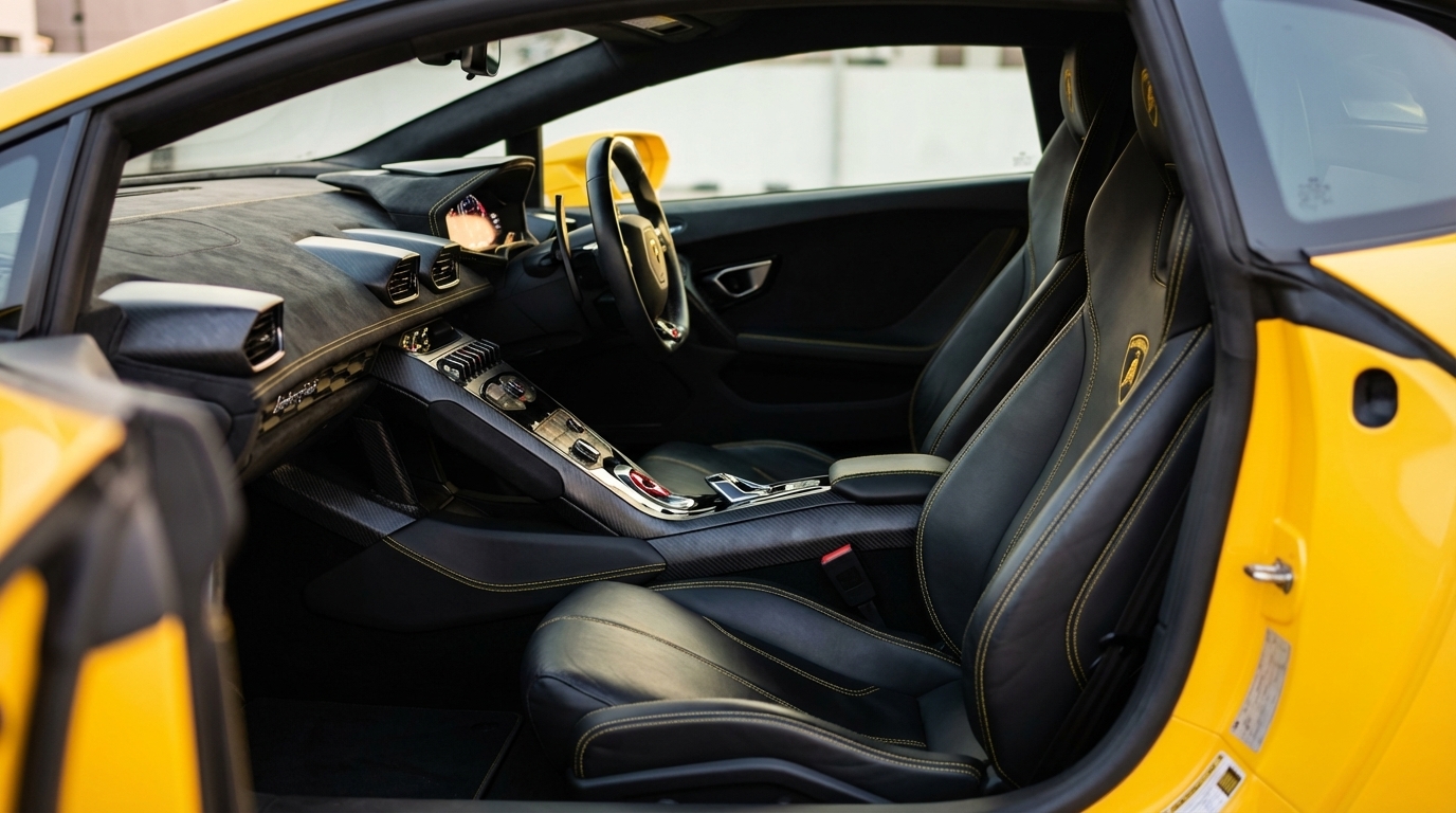 Deep interior car cleaning and detailing