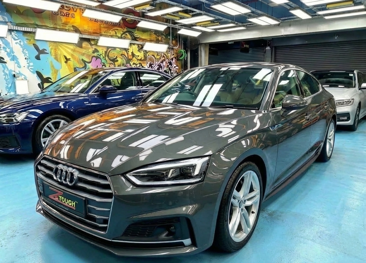 Car exterior intense shine polishing at Revol Carz Singapore